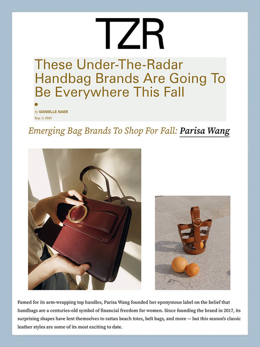 TZR, Emerging Bag Brands To Shop For Fall