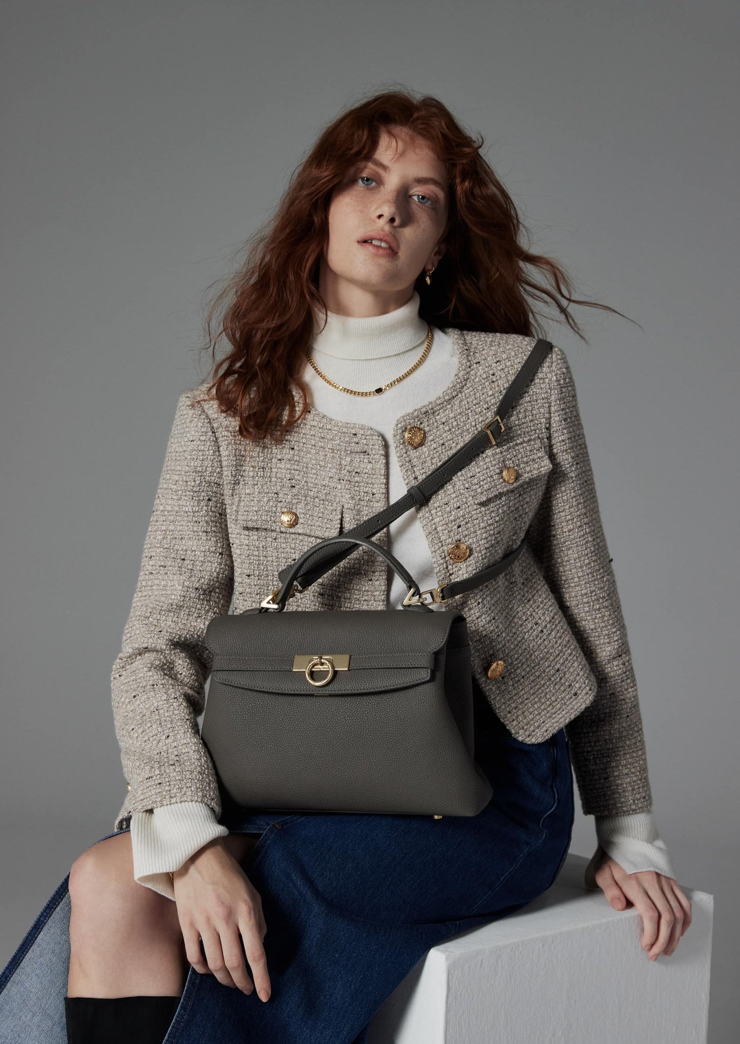 Grace Medium Soft Top Handle Bag