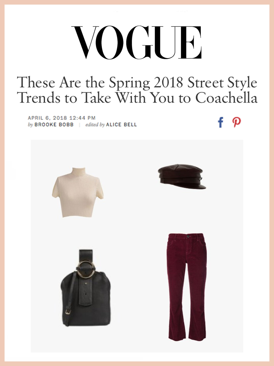 VOGUE, These Are the Spring 2018 Street Style Trends to Take With You to Coachella