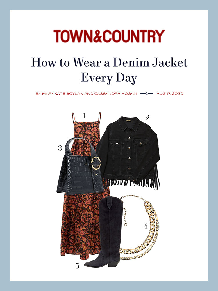 TOWN&COUNTRY, How to Wear a Denim Jacket Every Day