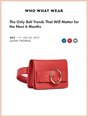 who what wear, The Only Belt Trends That Will Matter for the Next 6 Months