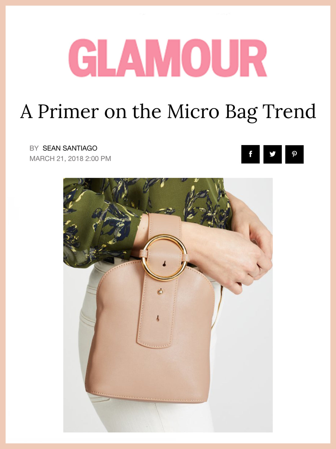 GLAMOUR, A Primer on the Micro Bag Trend