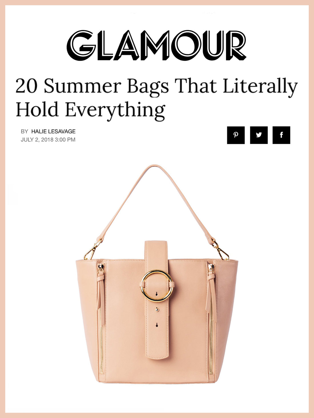 GLAMOUR, 20 Summer Bags That Literally Hold Everything