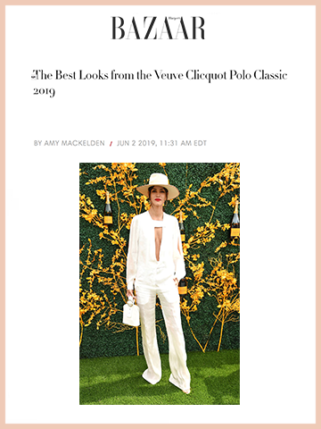 BAZAAR, The Best Looks from the Veuve Clicquot Polo Classic 2019