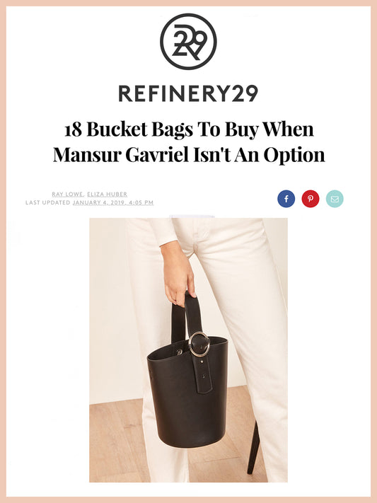 REFINERY29, 18 Bucket Bags To Buy When Mansur Gavriel Isn't An Option