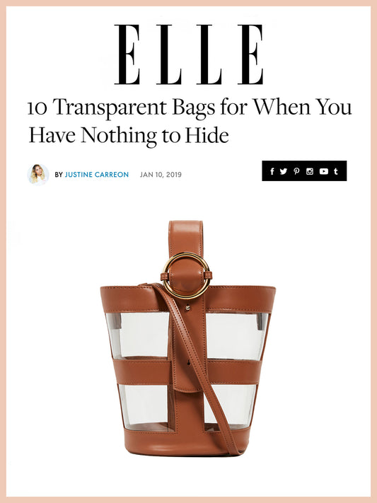 ELLE, 10 Transparent Bags for When You Have Nothing to Hide