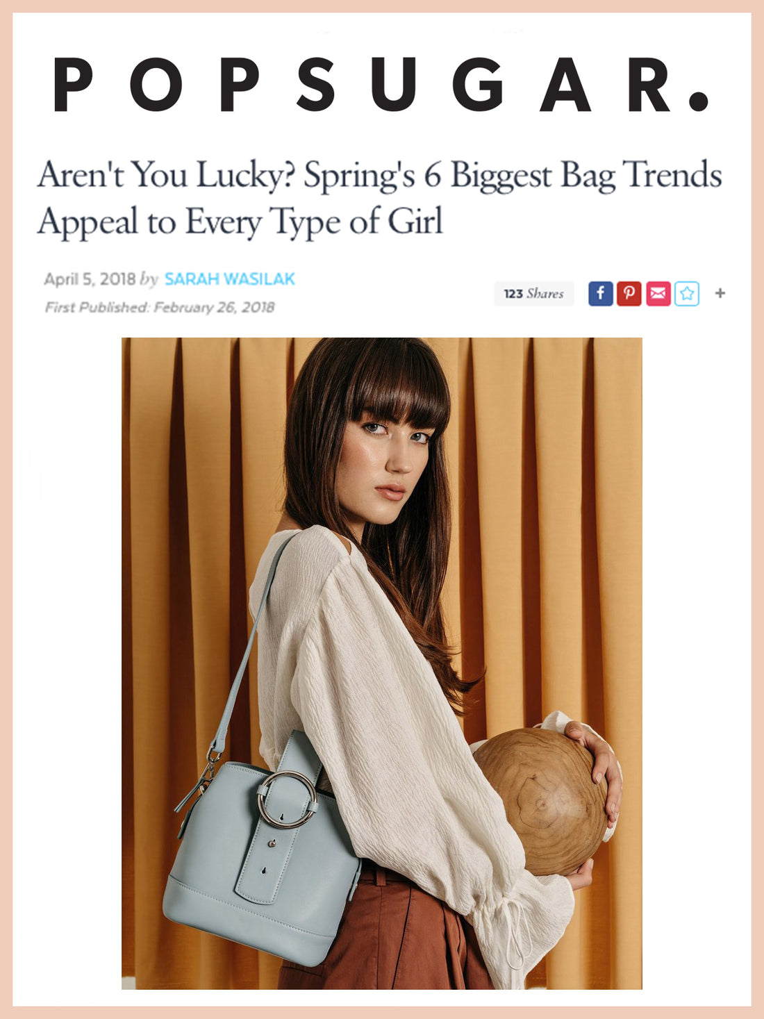 POPSUGAR, Aren't You Lucky? Spring's 6 Biggest Bag Trends Appeal to Every Type of Girl