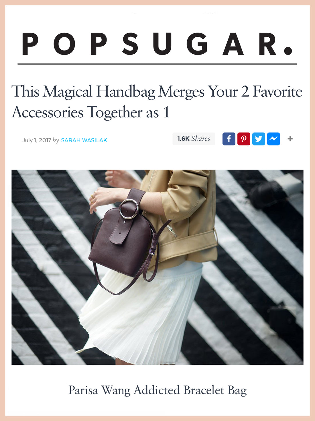 POP SUGAR FASHION, This Magical Handbag Merges Your 2 Favorite Accessories Together as 1