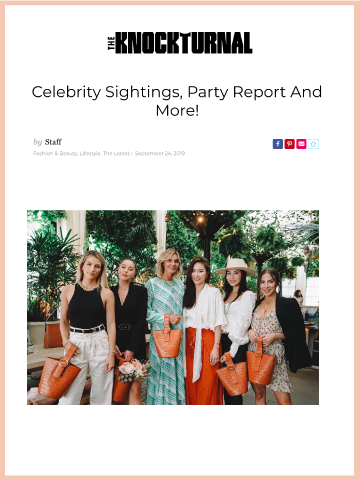 Theknockturnal, Celebrity Sightings, Party Report And More!