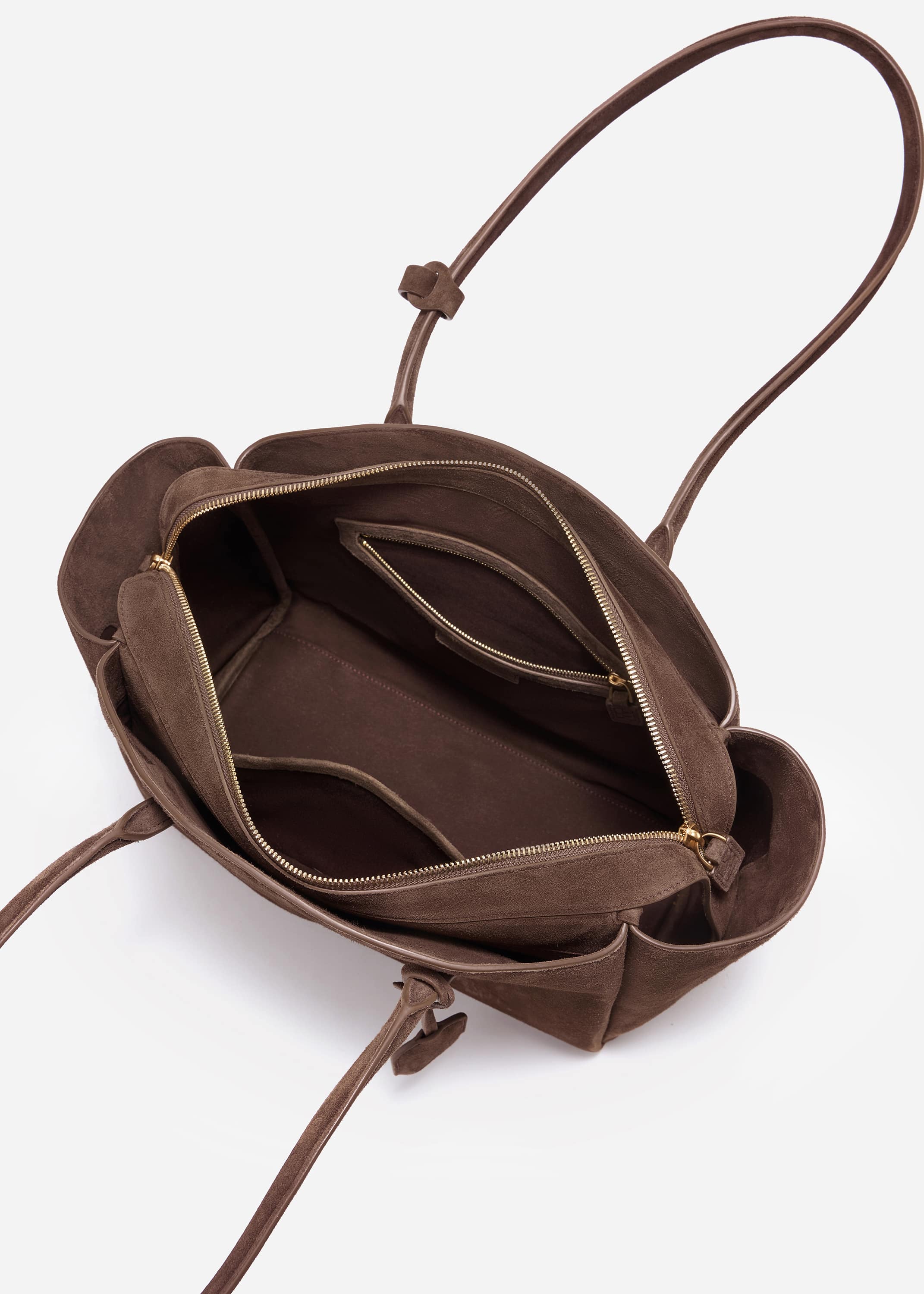 西洋アンテ−クバック Gabrielle East-West Tote | Full-Grain Suede | Parisa Wang New York
