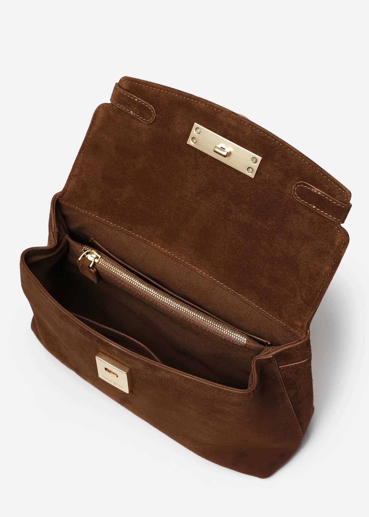 Grace Tasche mit weichem Griff an der Oberseite - genarbt