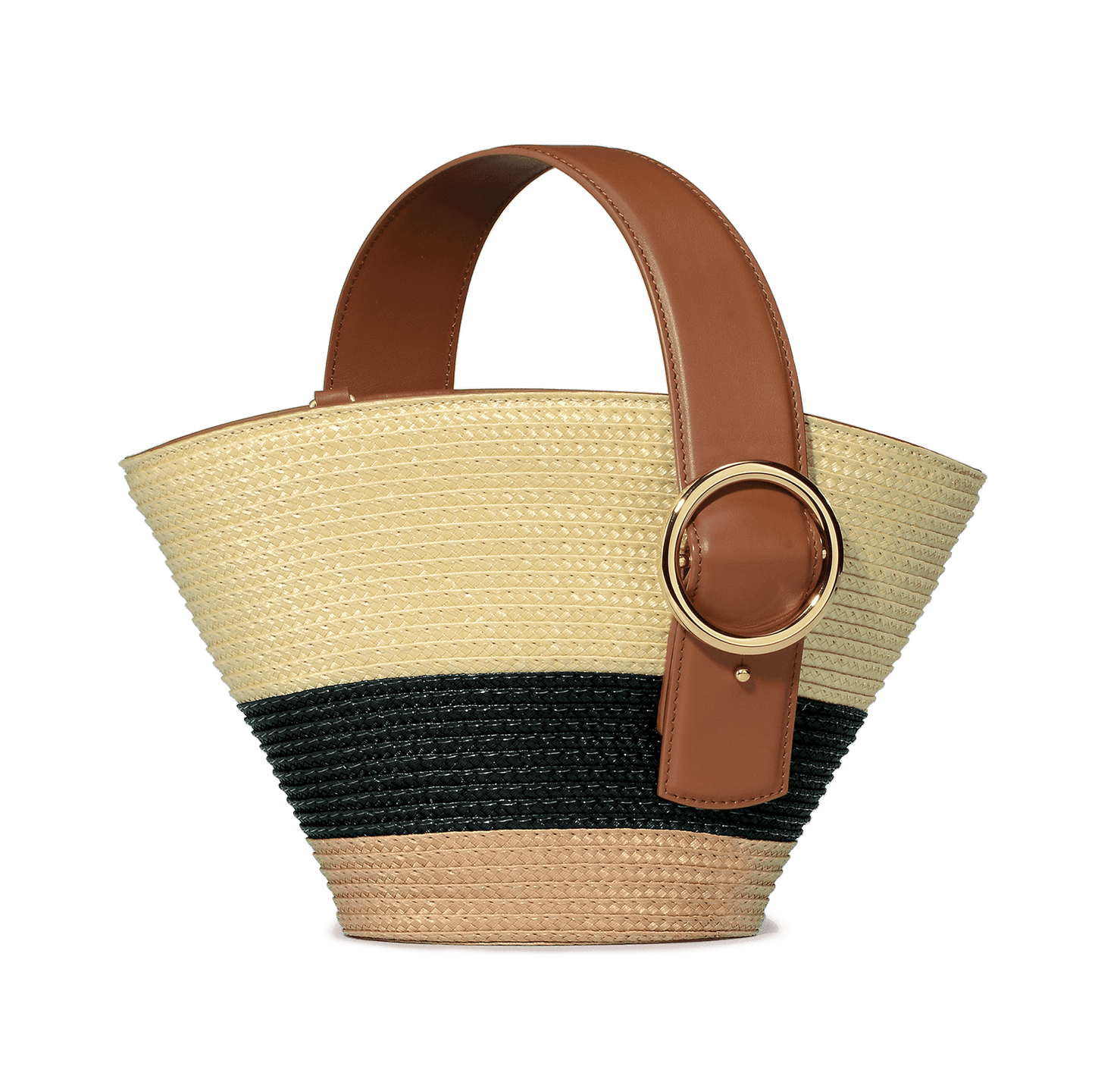 Audrey Raffia Fan Bag