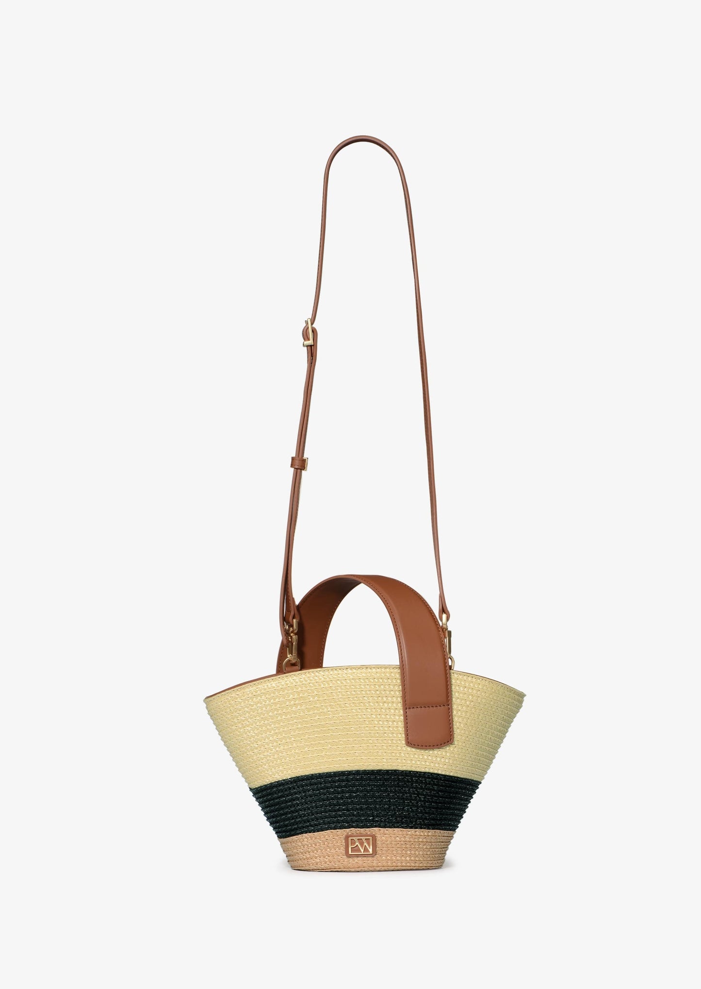 Audrey Raffia Fan Bag