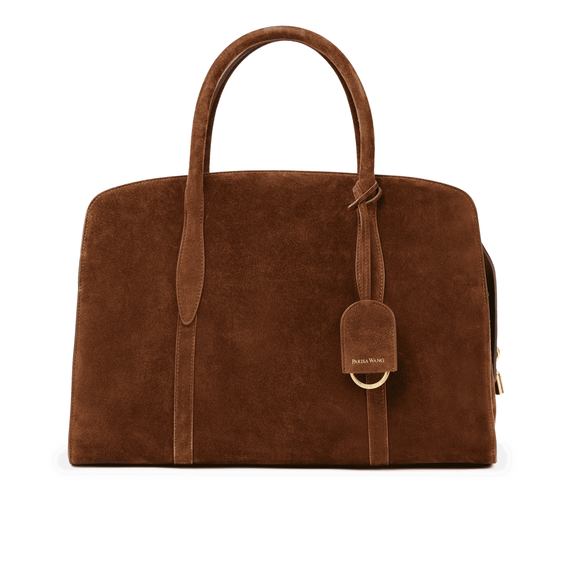 Gabrielle 35 Soft Top Handle Bag | Suede | Parisa Wang New York Gabrielle 35 Soft Top Handle Bag | Suede | Parisa Wang New York