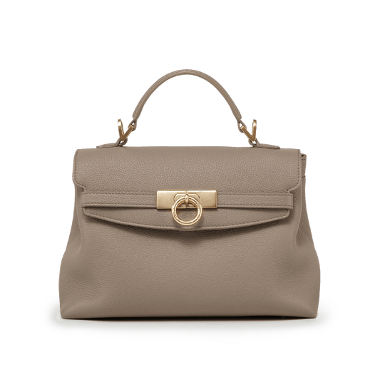 Grace Tasche mit weichem Griff an der Oberseite - genarbt