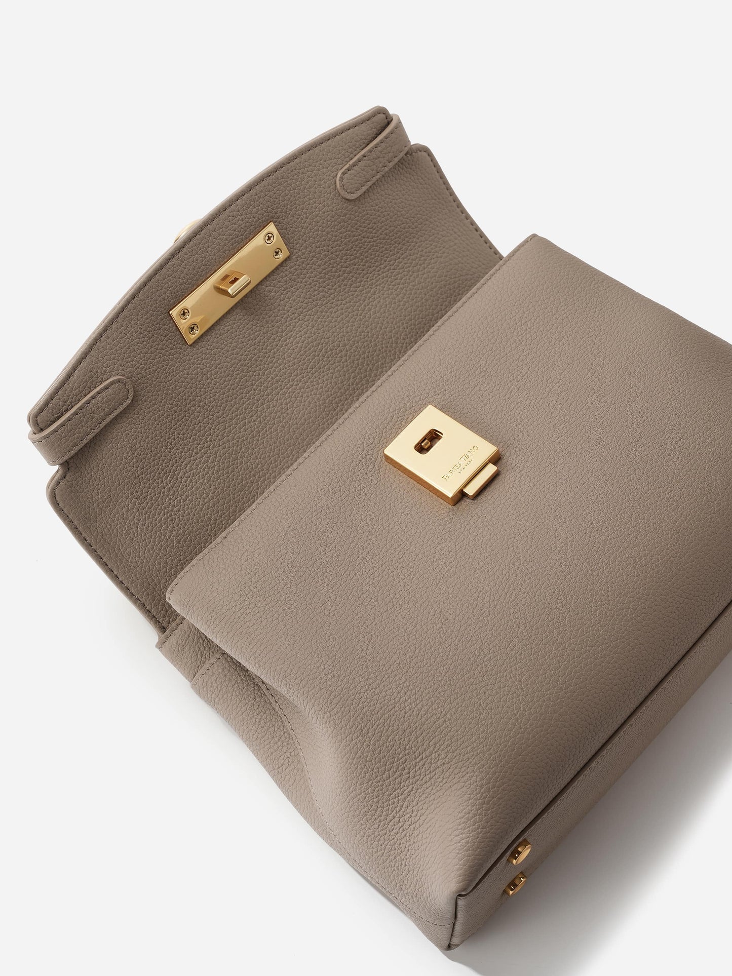 Grace Tasche mit weichem Griff an der Oberseite - genarbt