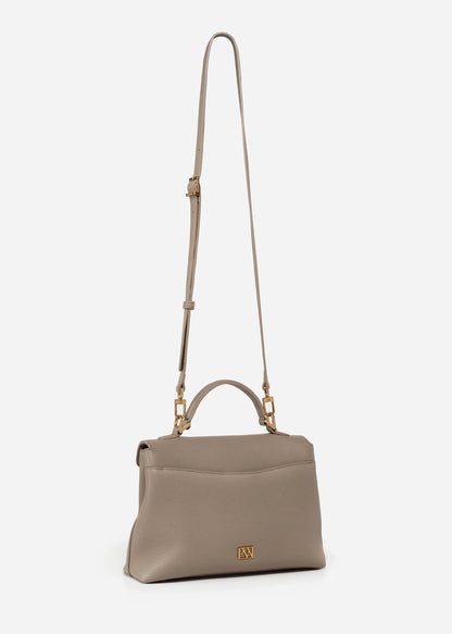 Grace Tasche mit weichem Griff an der Oberseite - genarbt