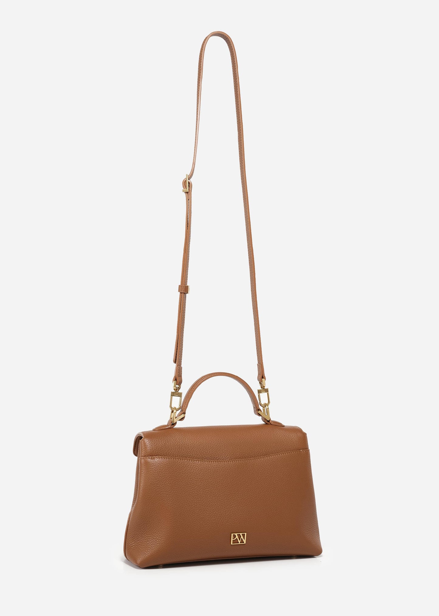 Grace Tasche mit weichem Griff an der Oberseite - genarbt