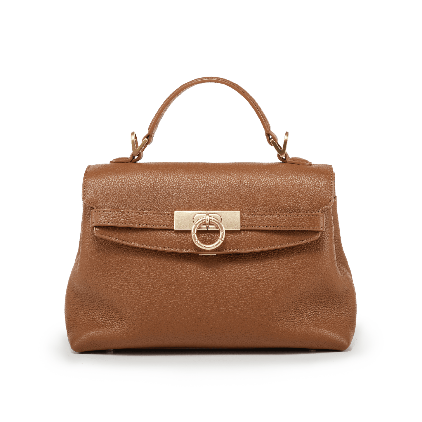 Grace Tasche mit weichem Griff an der Oberseite - genarbt