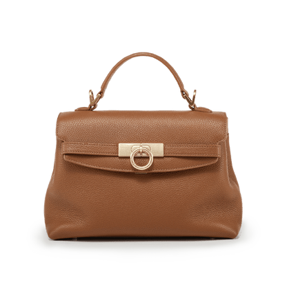 Grace Tasche mit weichem Griff an der Oberseite - genarbt