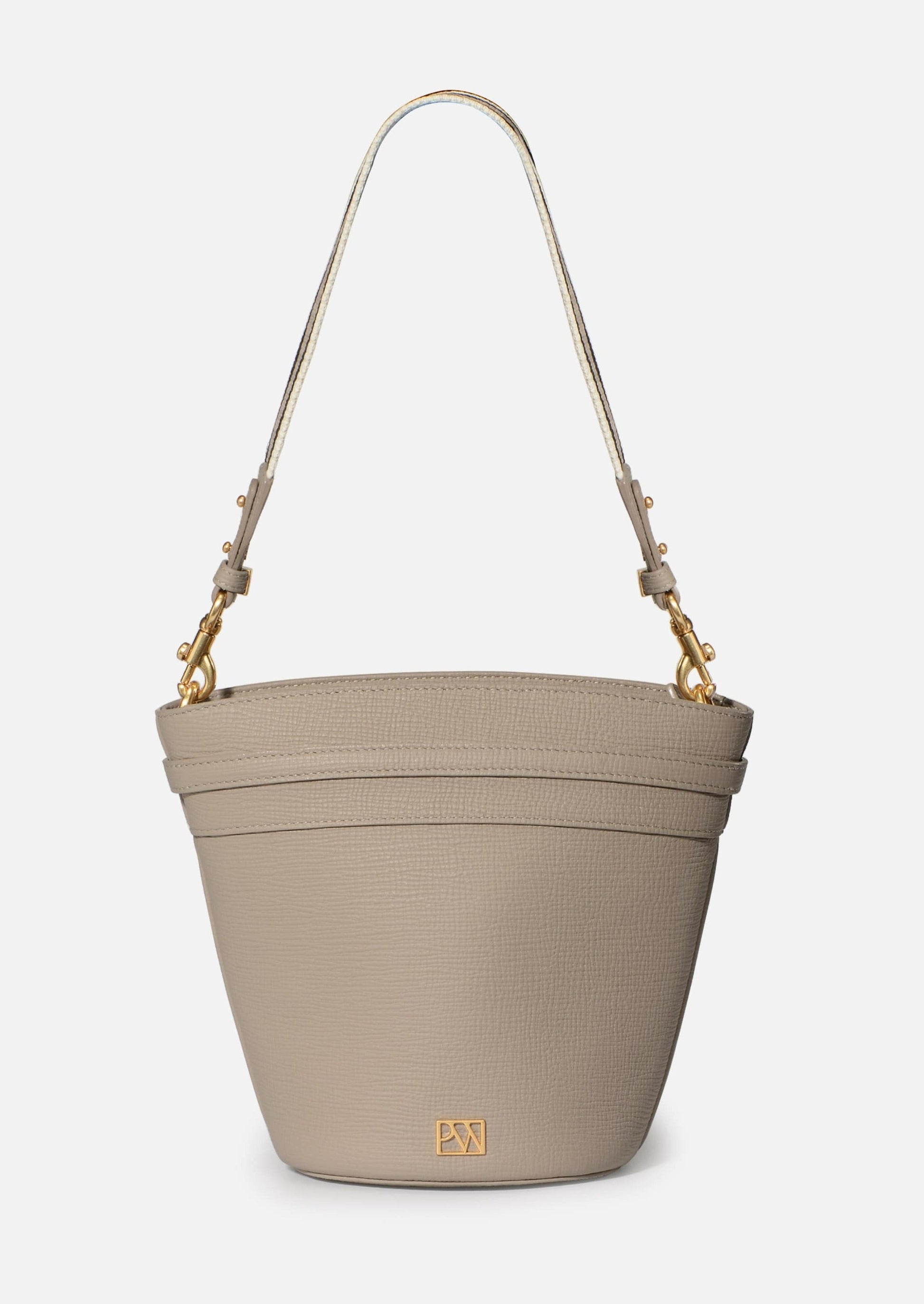 Brown Leather Bucket Bag - Madison Collection