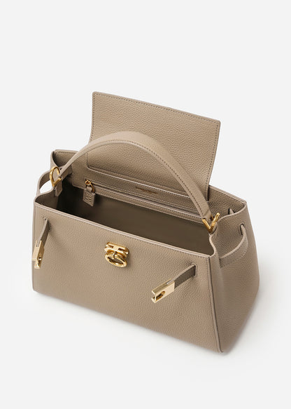 Madison Large Top Handle Bag - Pebbled
