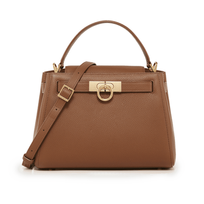 Madison Tasche mit Griff oben - genarbt 