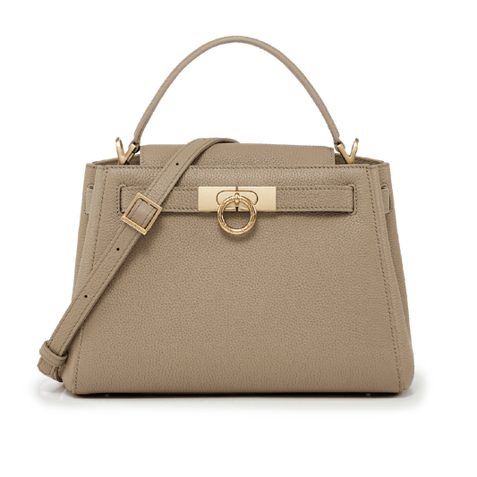 Madison Top Handle Bag - Pebbled