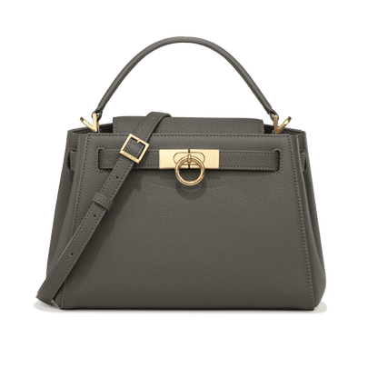 Madison Tasche mit Griff oben - genarbt 