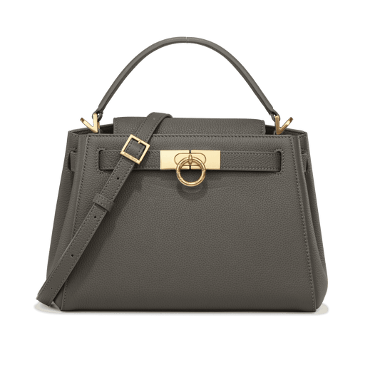 Madison Top Handle Bag - Pebbled