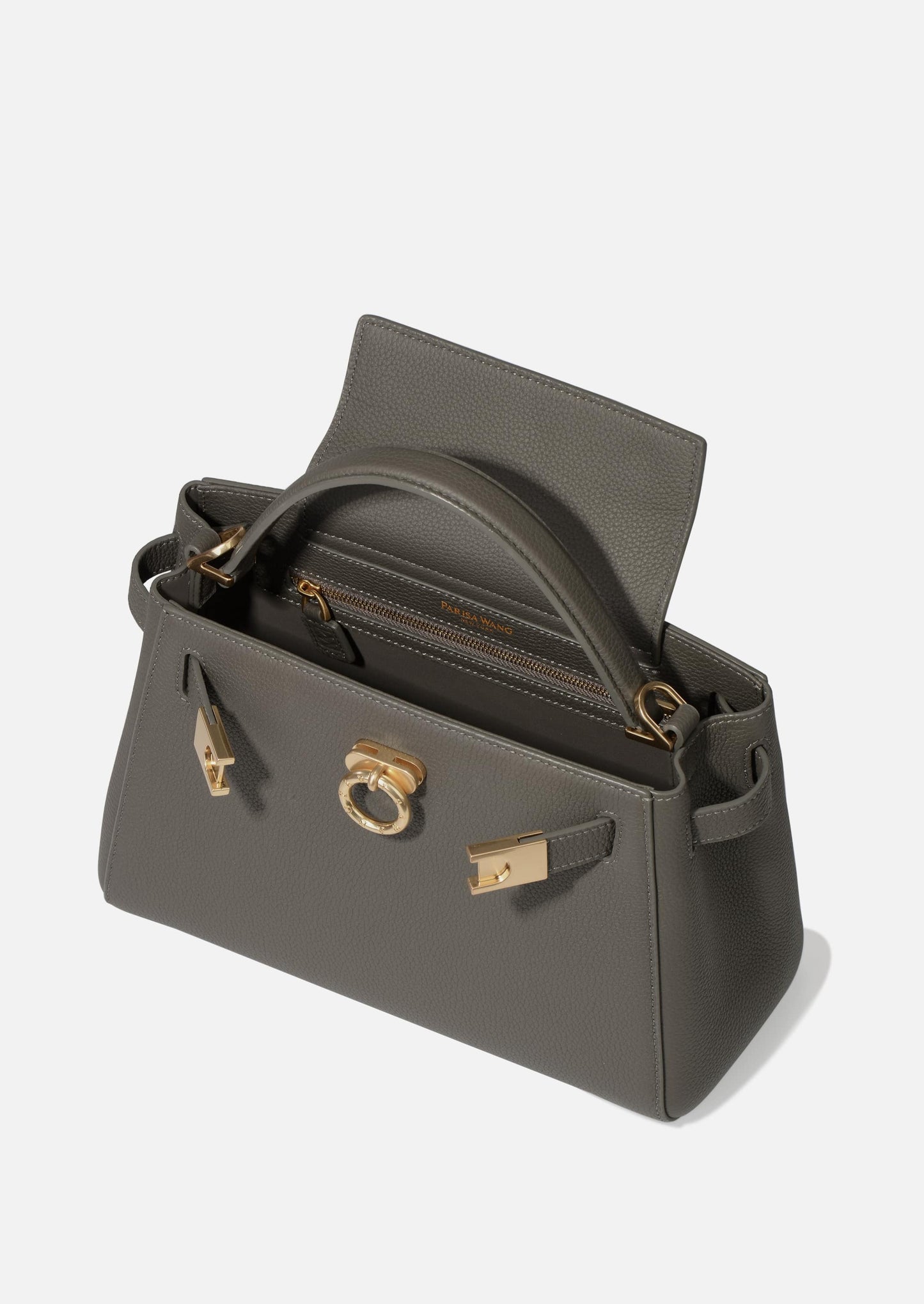 Madison Tasche mit Griff oben - genarbt 