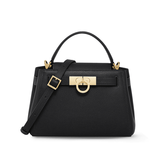 Madison Micro Top Handle Bag - Pebbled