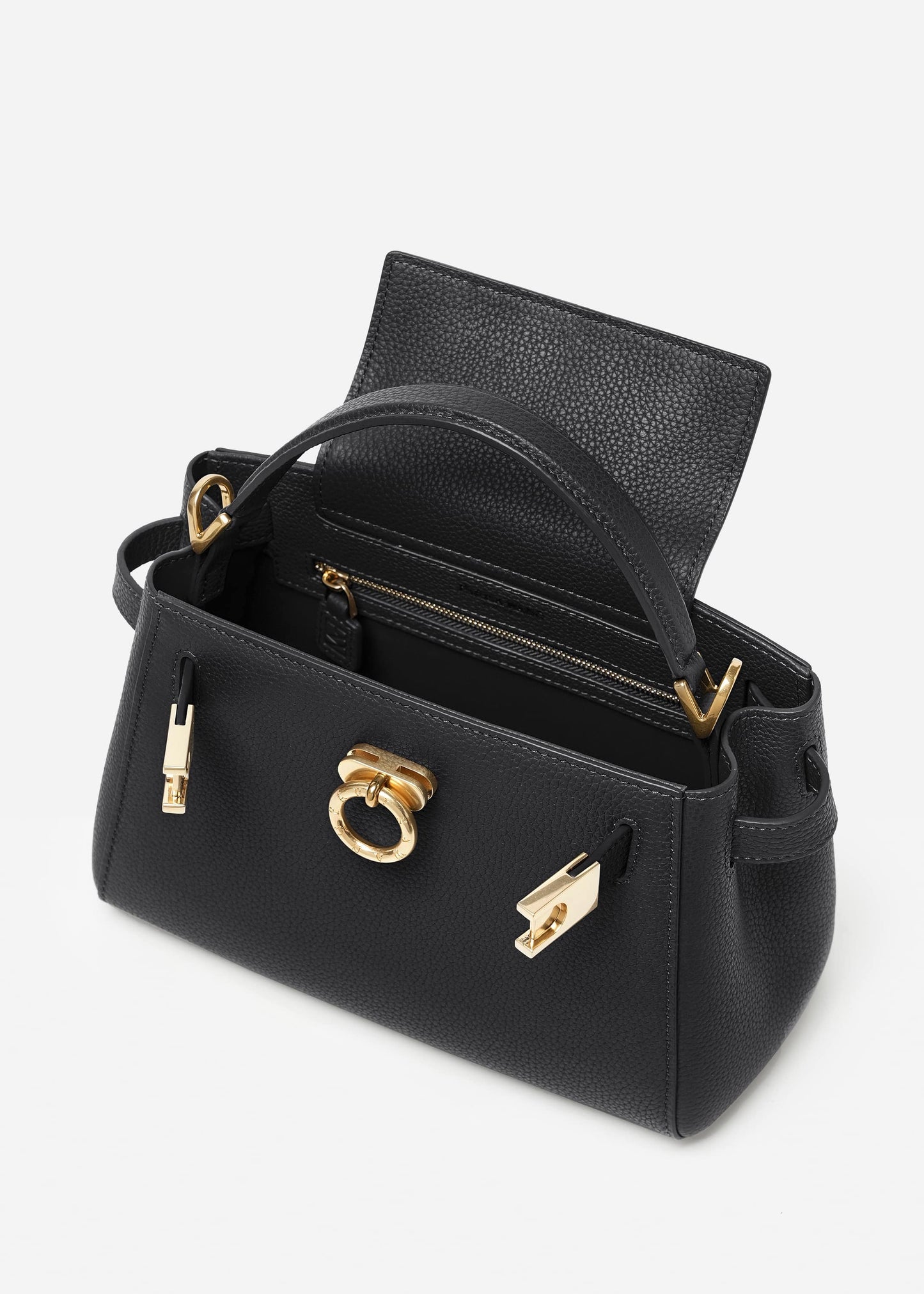 Madison Micro-Tasche mit Griff oben - genarbt 
