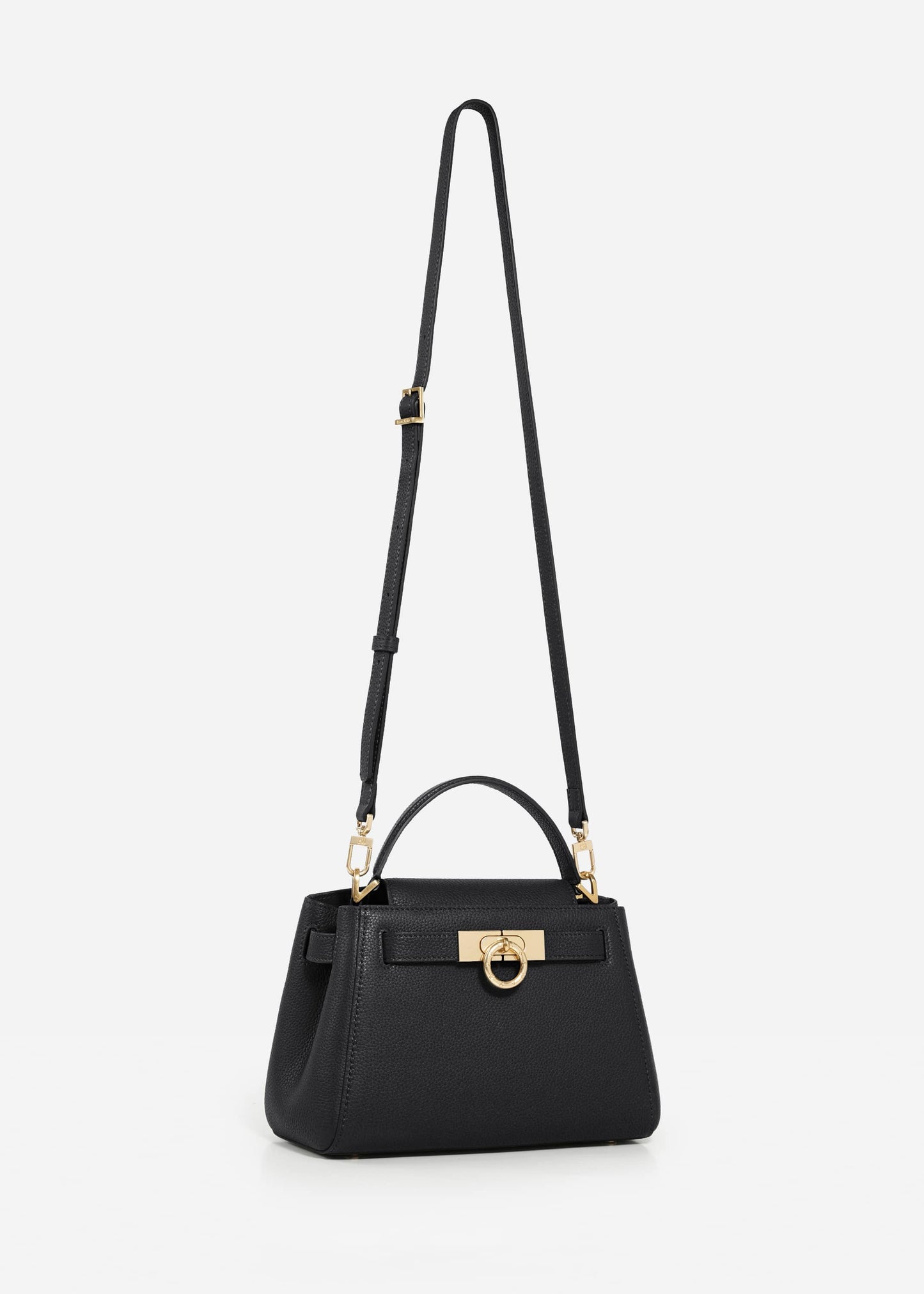 Madison Micro-Tasche mit Griff oben - genarbt 