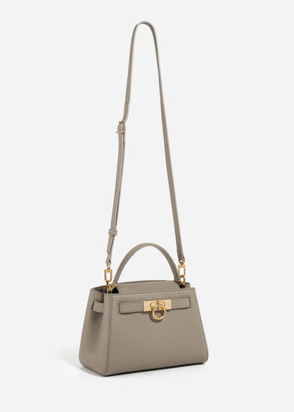 Madison Micro-Tasche mit Griff oben - genarbt 
