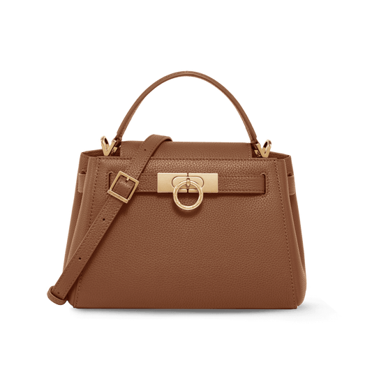 Madison Micro Top Handle Bag - Pebbled