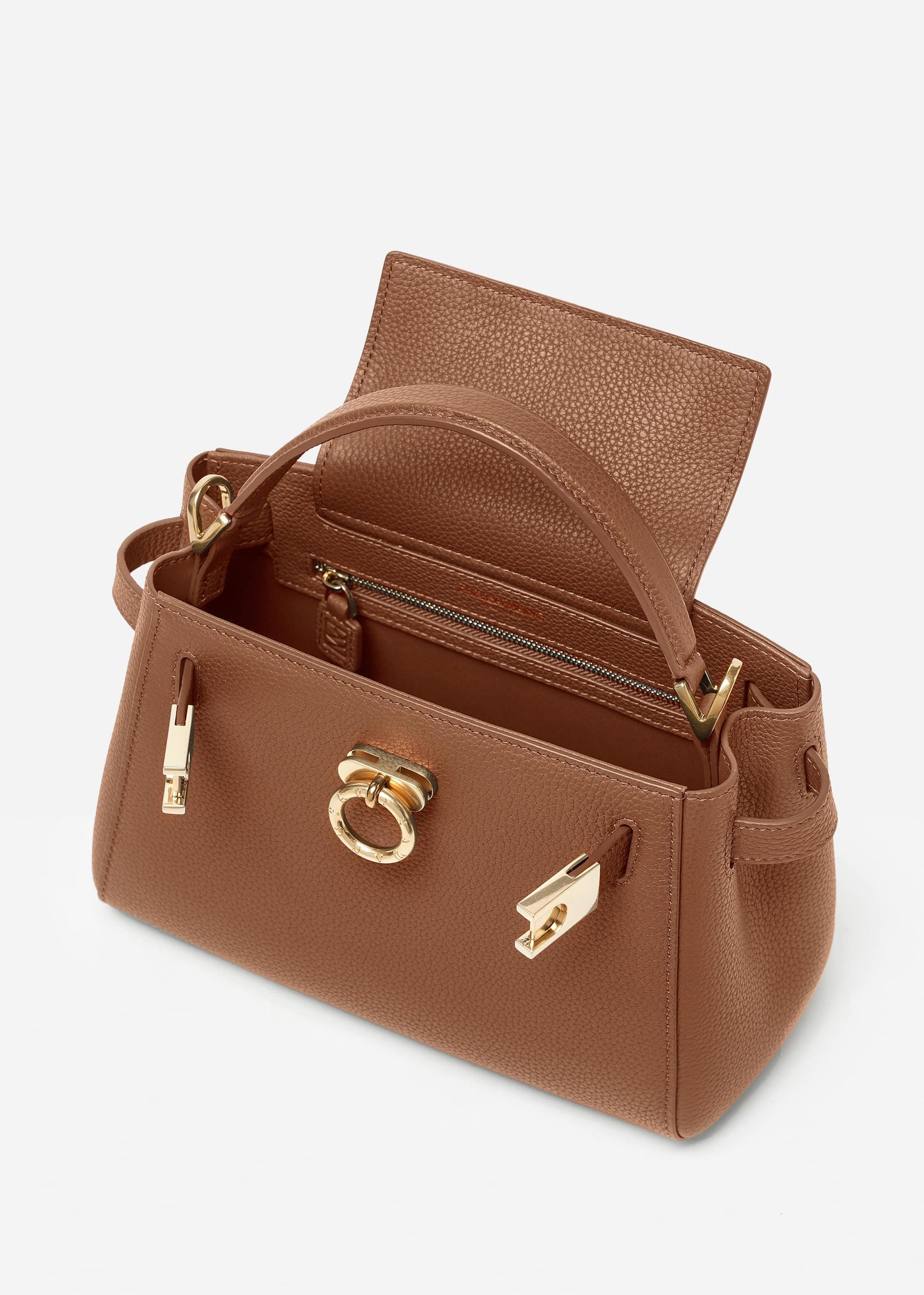 Madison Micro-Tasche mit Griff oben - genarbt 