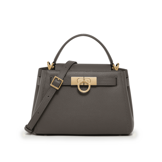 Madison Micro Top Handle Bag - Pebbled