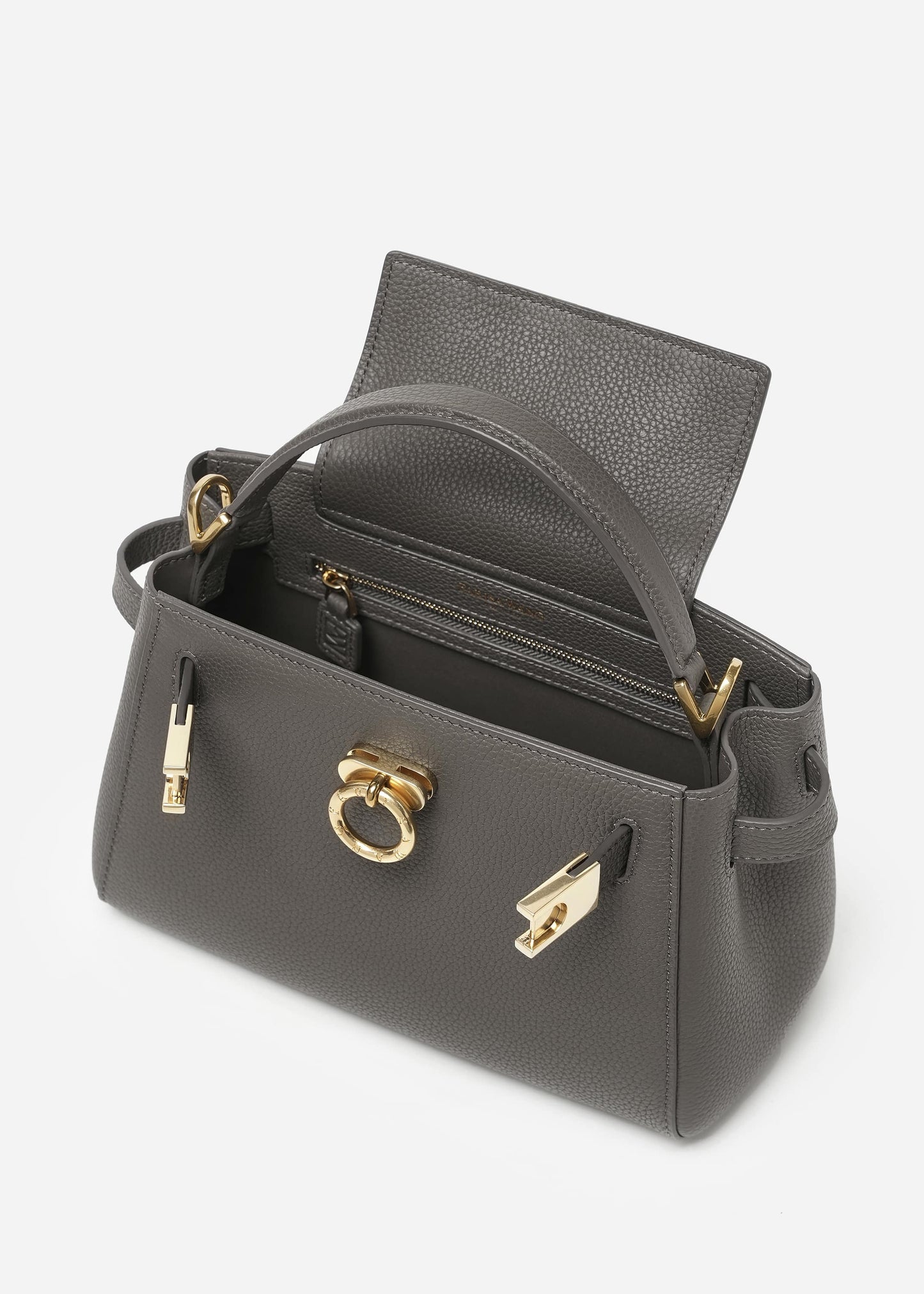 Madison Micro-Tasche mit Griff oben - genarbt 