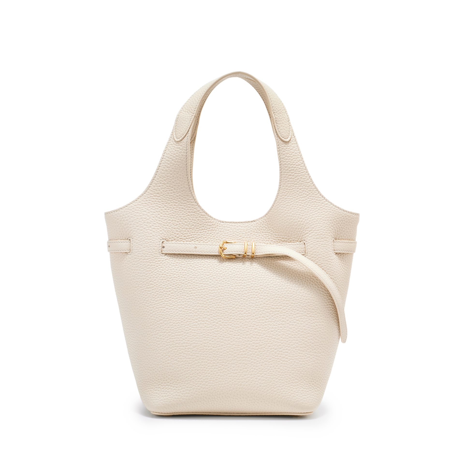 バケハベージュ Jane Bucket Bag | Full-Grain Calfskin | Parisa Wang New York