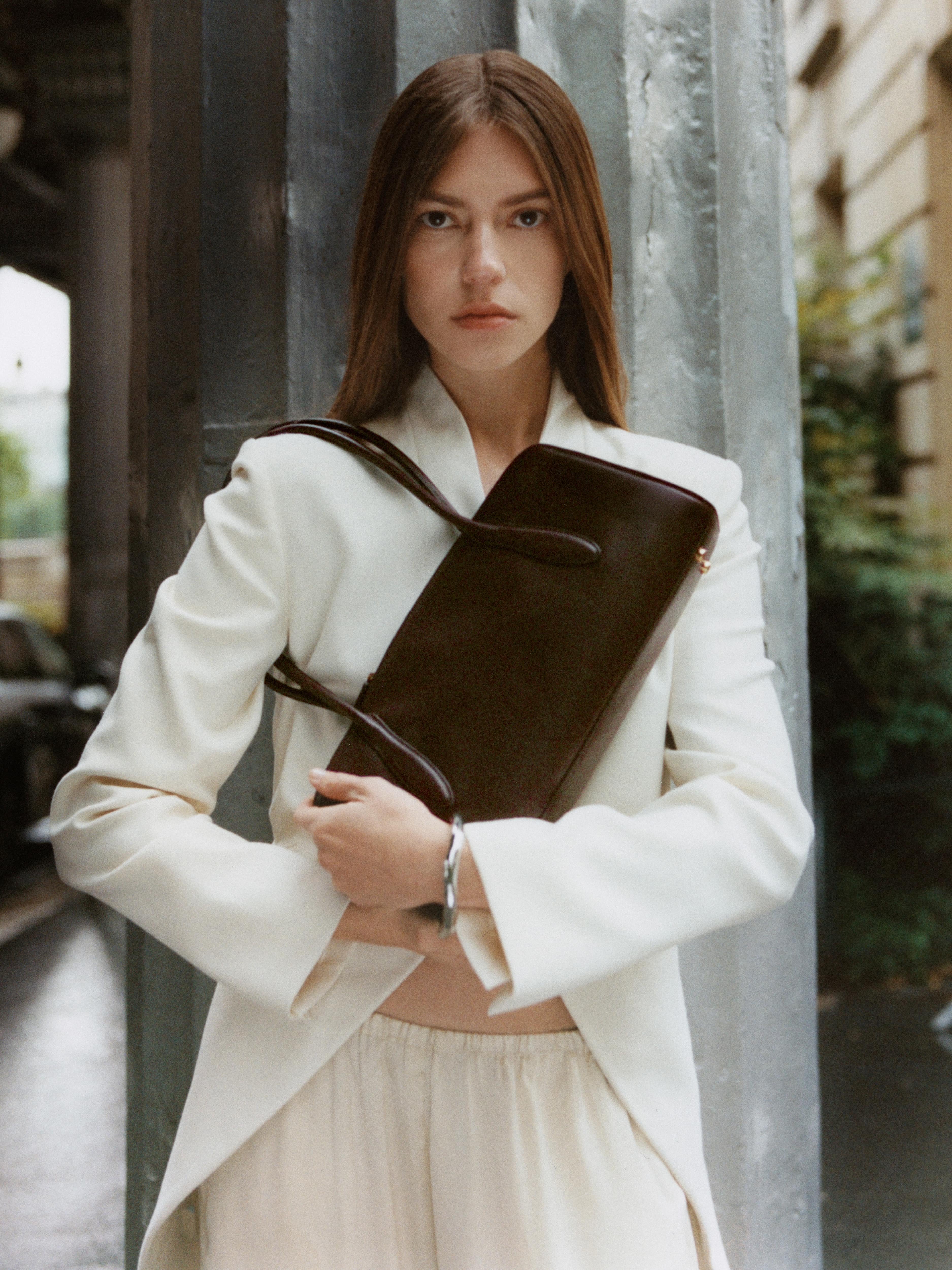 Gabrielle East-West Shoulder Bag – Parisa Wang New York