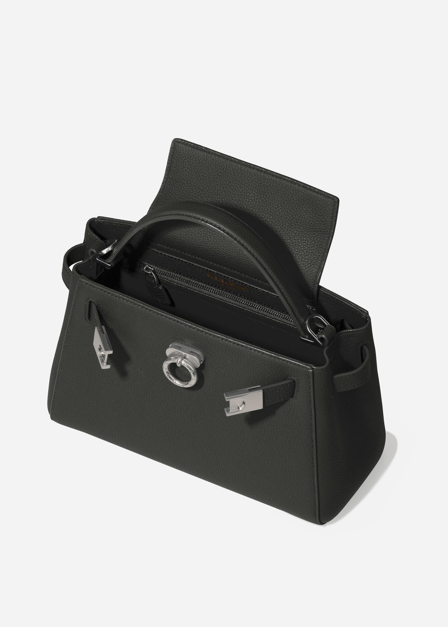 Madison Tasche mit Griff oben - genarbt 