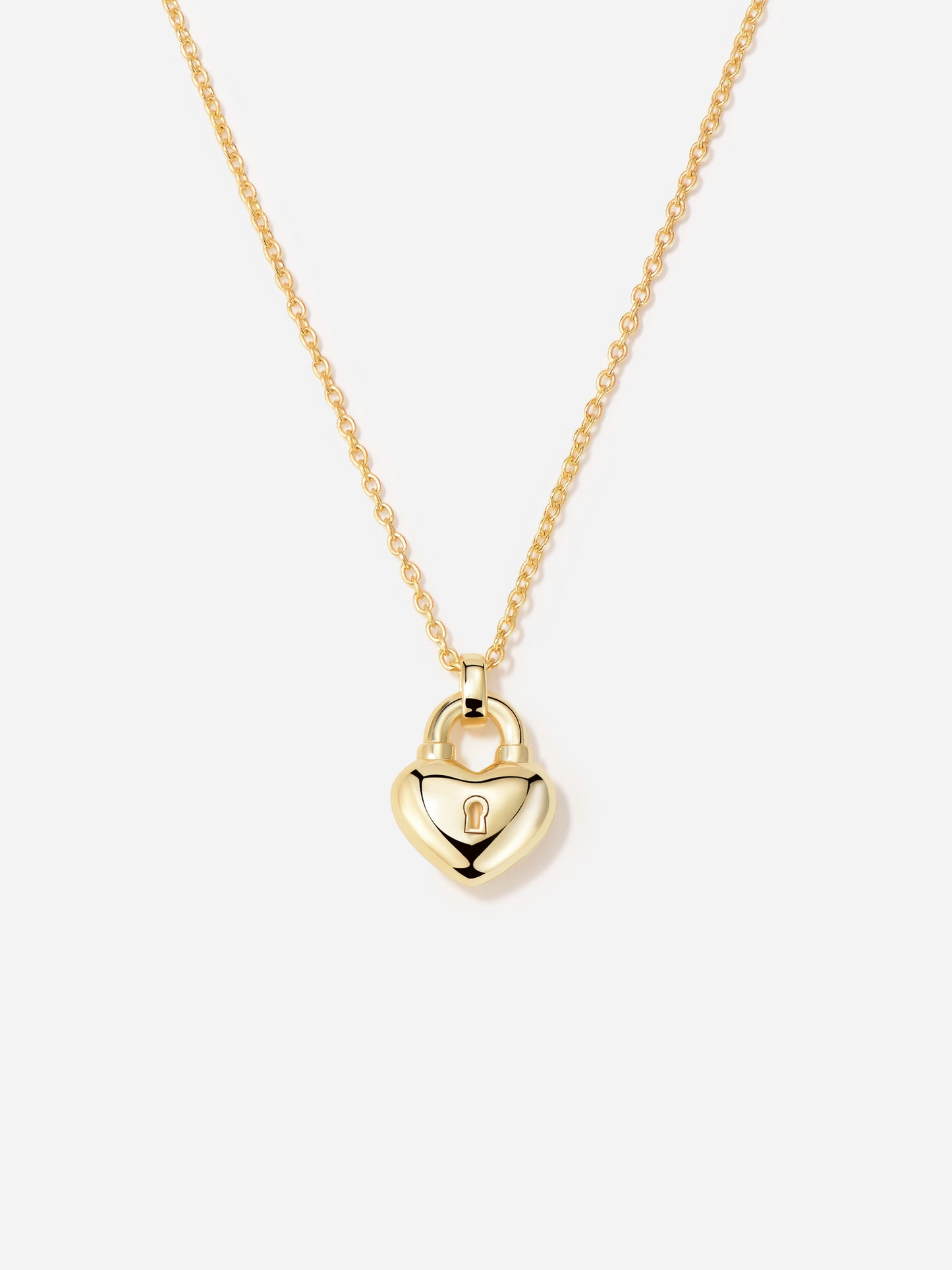 heart lock necklace