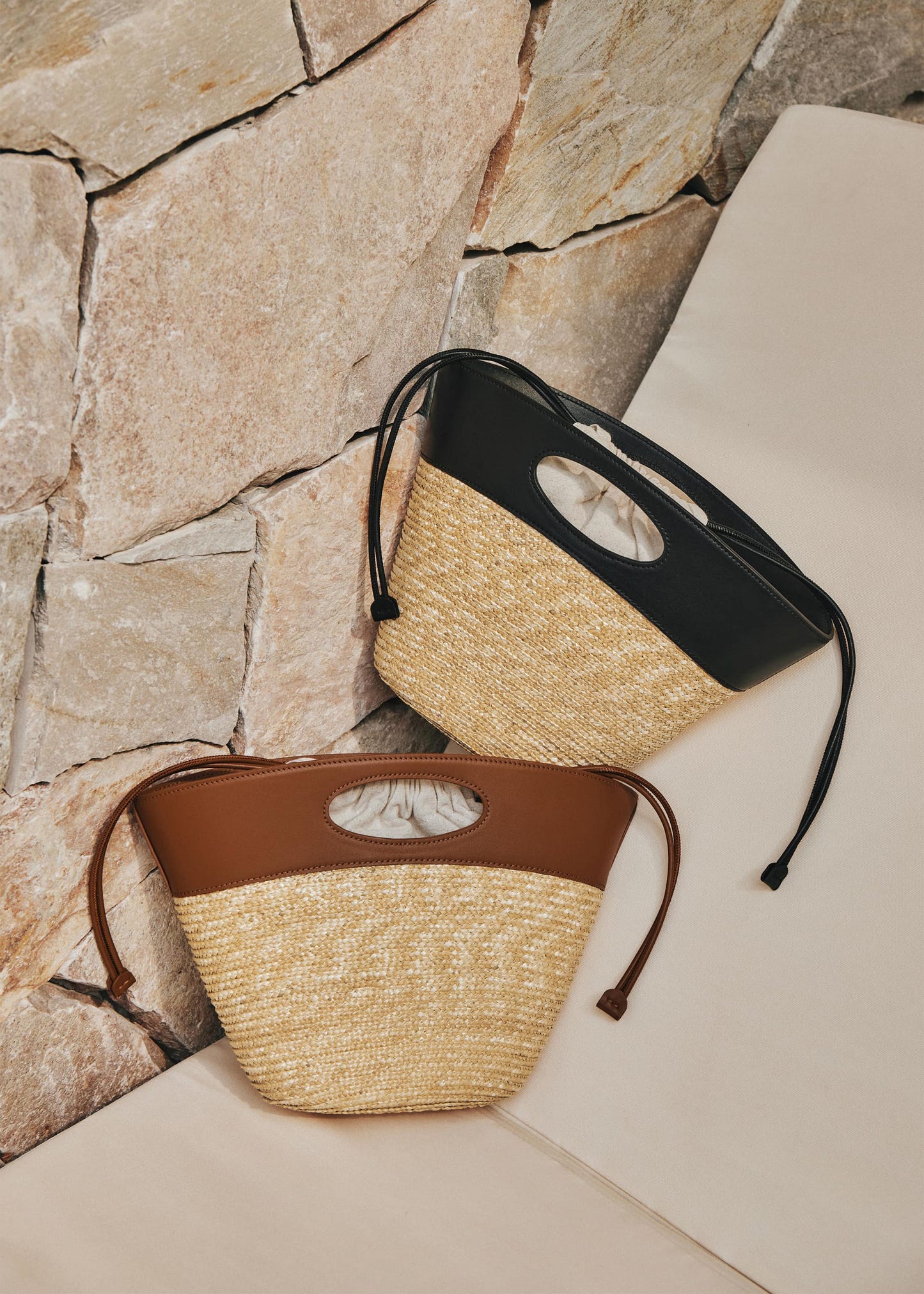 Léa Raffia Bag