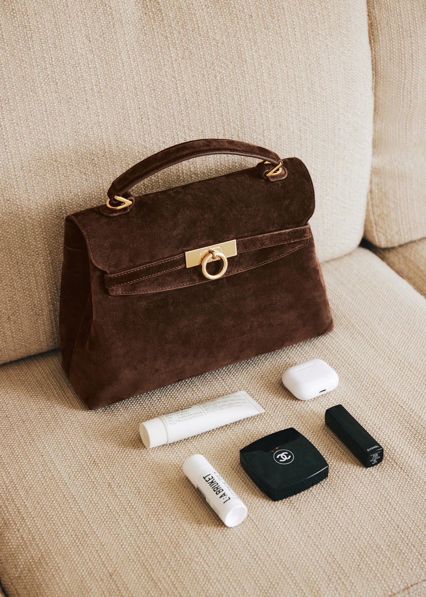 Grace, mittelgroße Tasche mit weichem Griff an der Oberseite