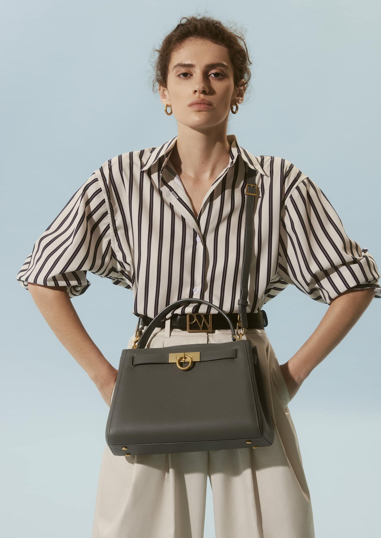 Madison Large Top Handle Bag - Pebbled