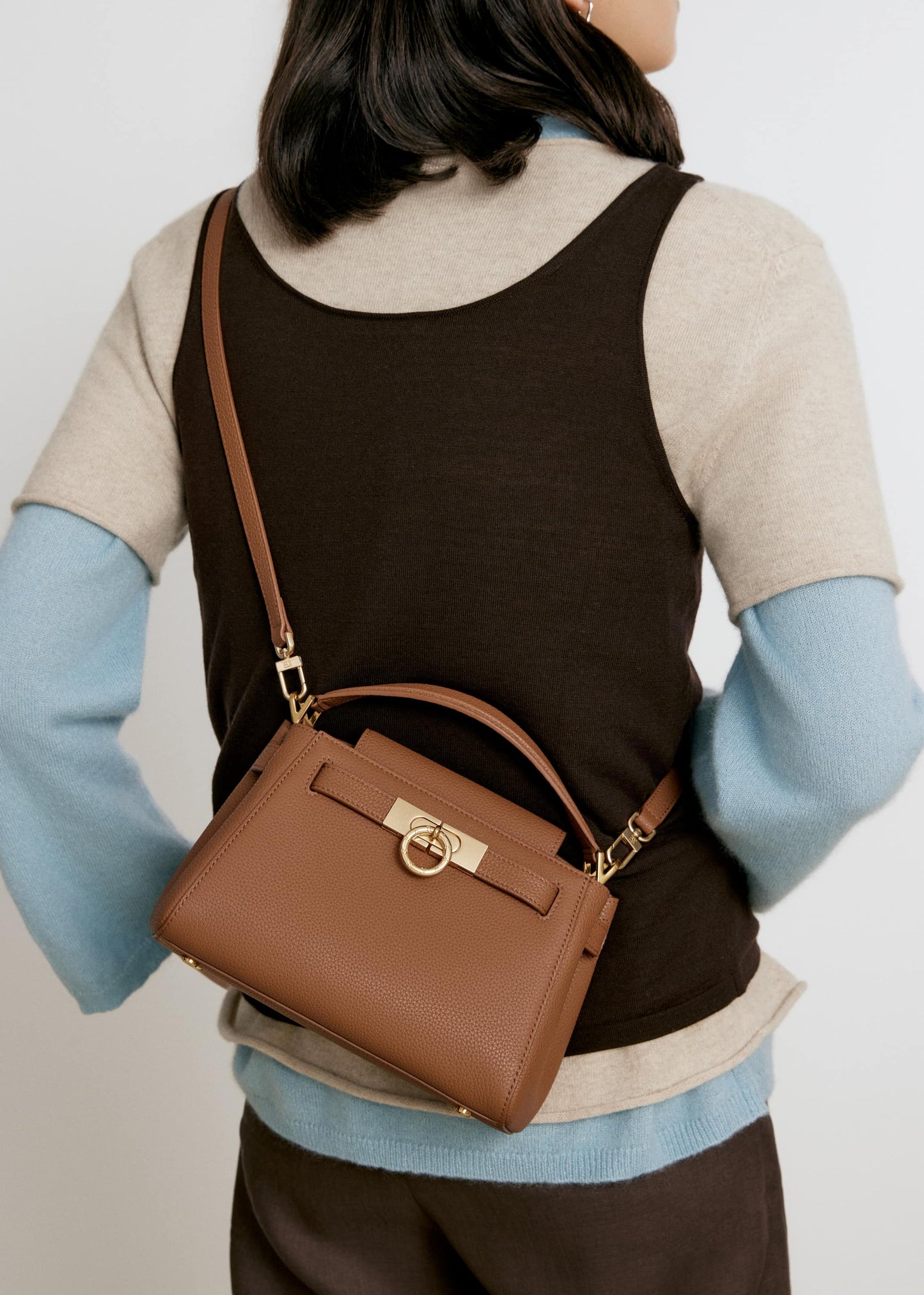 Madison Micro-Tasche mit Griff oben - genarbt 