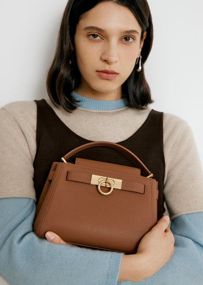 Madison Micro-Tasche mit Griff oben - genarbt 