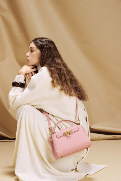 Madison Micro-Tasche mit Griff oben - genarbt 