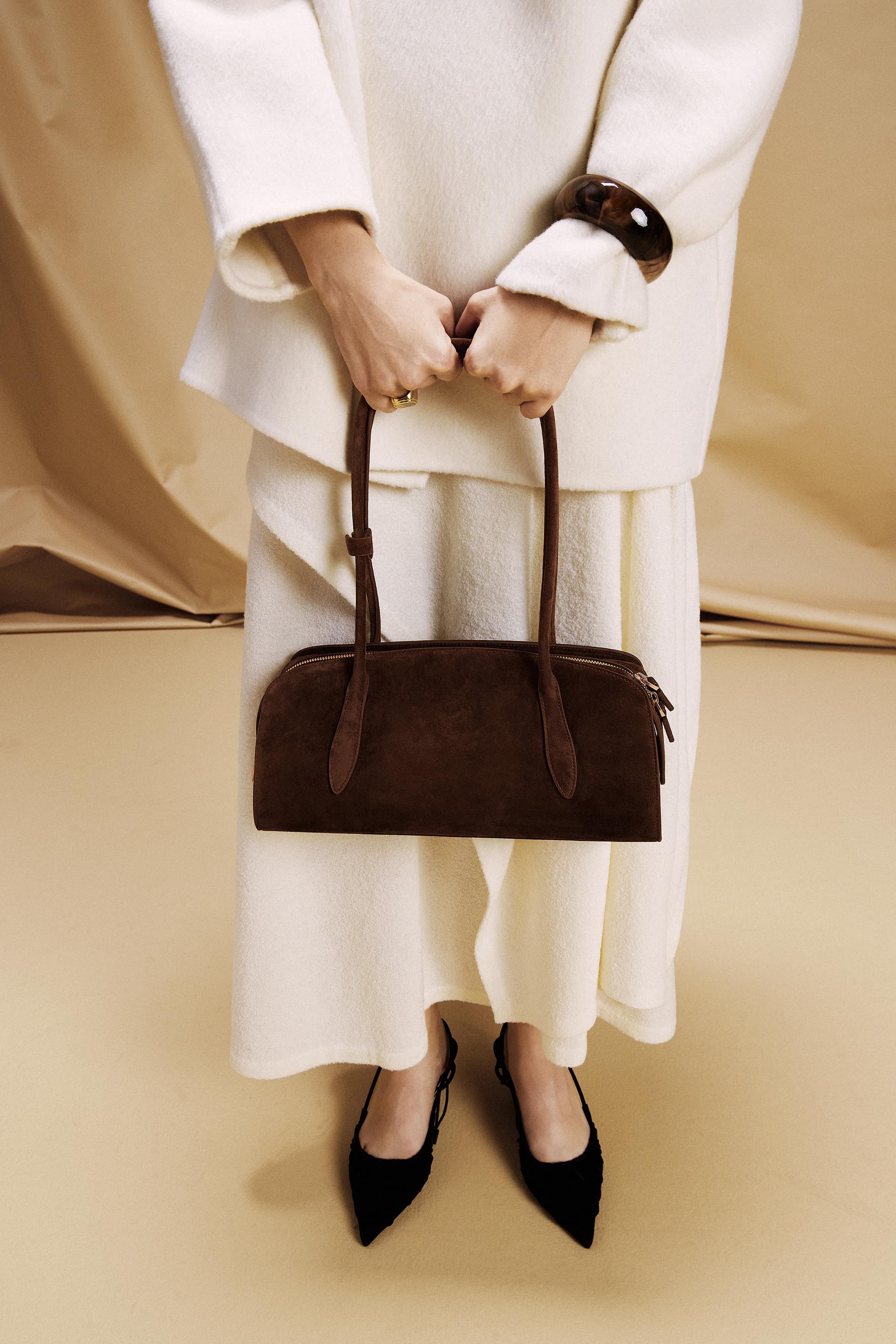 Gabrielle East-West Shoulder Bag – Parisa Wang New York